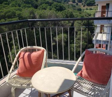 Calella Apartment | Apart.3 habit.mar-mont. AC-Terraza-ascensor-parking