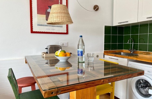 Los Lagos Apartment | Apartamento La Barca with views of the mountains and sea
