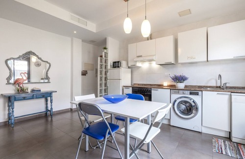 Sant Jaume d'Enveja Apartment | Apartment 'Gran Terraza Marita' with Shared Pool, Wi-Fi and Air Conditioning