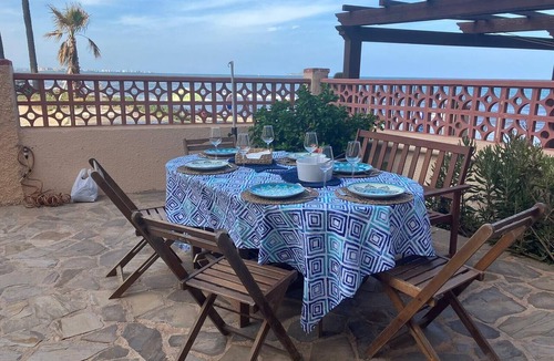 San Javier Apartment | Apartment 'Mar De Luz' with Sea View, Shared Pool and Air Conditioning