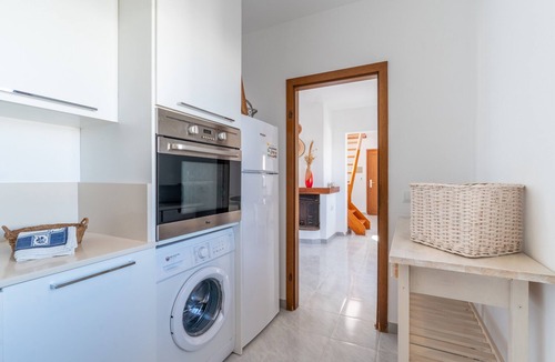 Colonia de Sant Pere Apartment | Apartment 'Miramar' with Sea and Mountain View, Private Terrace and Wi-Fi