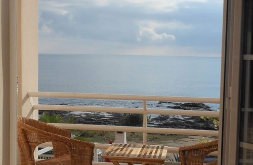Cala Panizo House | Beach front 3 double bedroom house, pool, pets, garden 40' from sea. NEW BBC ITV