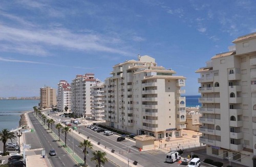San Javier Apartment | Beachfront Apartment with Pool, WiFi & A/C in La Manga