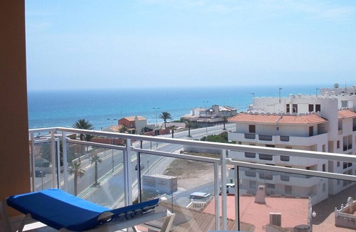 San Javier Apartment | Beachfront Apartment with Pool, WiFi & A/C in La Manga