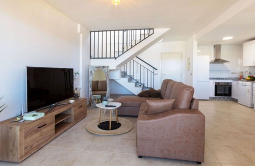 San Jorge Apartment | Beautiful apartment for 4 guests with A/C, pool, WIFI, TV, terrace and pets allowed