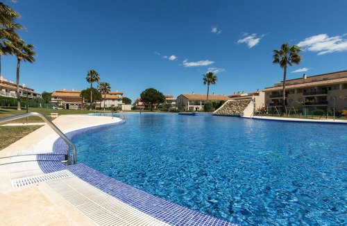 San Jorge Apartment | Beautiful apartment for 4 guests with A/C, pool, WIFI, TV, terrace and pets allowed