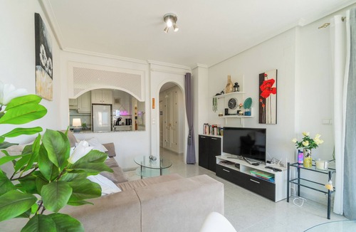 Orihuela Costa Apartment | Beautiful, bright apartment with sea-view terrace for 4 people