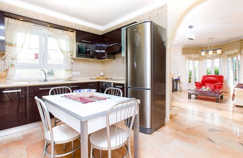 Benajarafe House | Beautiful private villa for 8 guests with A/C, private pool, WIFI, TV and terrace