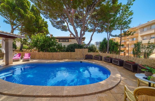 Cala Lliteres House | Beautiful private villa for 11 guests with A/C, WIFI, private pool, TV and terrace