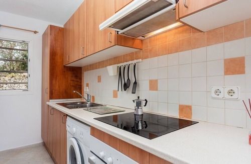 Binisafua Apartment | Beautiful Vacation Apartment "Binisafua Playa - Apartamento 18" Near the Beach with Shared Outdoor Pool, A/C, Wi-Fi, Private Terrace & Community Garden