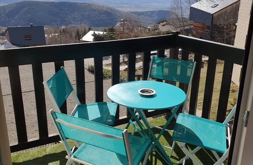 Font-Romeu-Odeillo-Via Apartment | bel Appt Lumineux, 6 Pers , 35 m², vue Panoramique sur les Montagnes