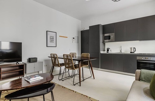 Malasana Apartment | Blueground | Malasaña, AC & w/d, nr Gran Vía