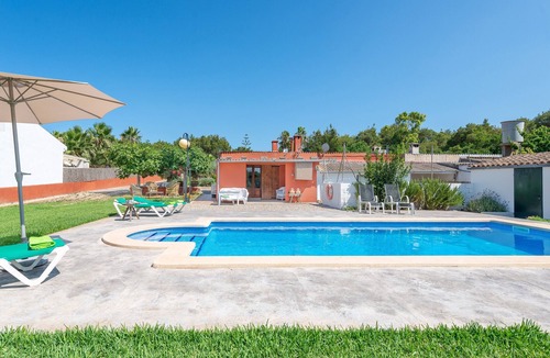 Can Picafort Villa | CAN CALAFAT - Villa with private pool near the beach. Free WiFi