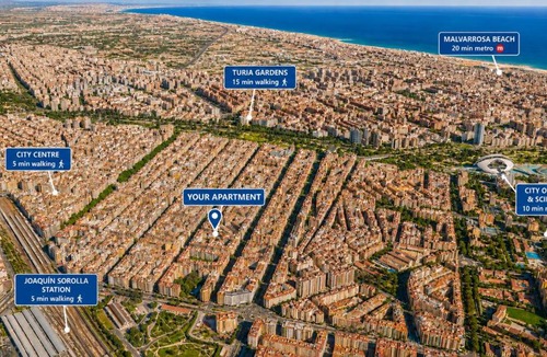 Ruzafa Apartment | CASA FLORIT - Charming Loft with Terrace - 4 Guests - In Ruzafa