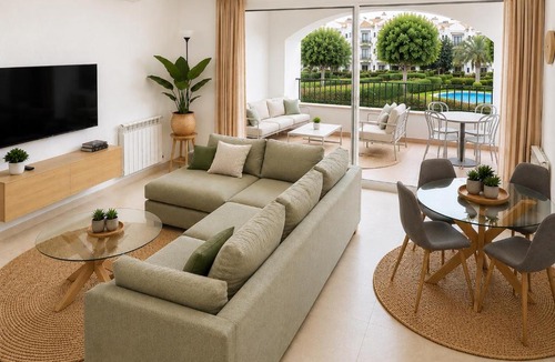Roldan Apartment | Casa Lilo - Renovated 2-Bed Apartment with Pool View - La Torre Golf Resort