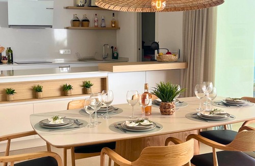 Los Alcazares Villa | Casa Sereno – Luxury Ibiza-style villa with private pool near sea & golf