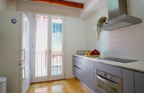 La Llotja-Born Apartment | Central Apartment with AC, Wifi, Shared Terrace, Balcony and Bright