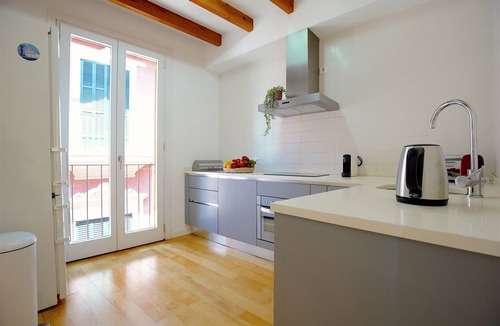 La Llotja-Born Apartment | Central Apartment with AC, Wifi, Shared Terrace, Balcony and Bright