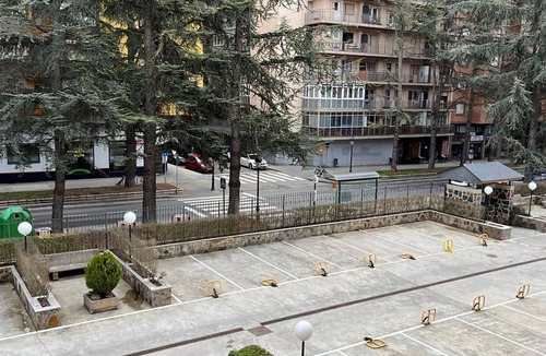 Jaca Apartment | Central Apartment in Jaca with Pool, Terrace, and Covered Parking