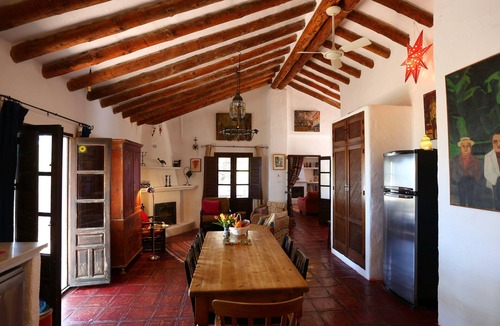 Alcaucin Villa | Characterful stylish Andalucian Cortijo - huge pool and panoramic lake/sea views