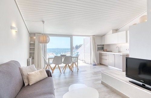 Calella de Palafrugell Apartment | Charming beachfront apartment with sea views just 10 meters from the beach in Cala del Calau, Calella de Palafrugell