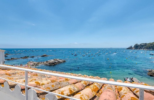 Calella de Palafrugell Apartment | Charming beachfront apartment with sea views just 10 meters from the beach in Cala del Calau, Calella de Palafrugell