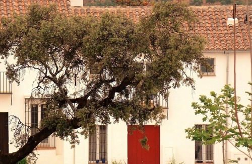 Higuera de la Sierra Villa | charming rustic house in development with pool. Perfect for family