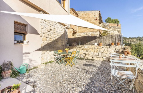 L'Espluga Calba House | Country House 'El Paller De Cal Dominguet' with Private Terrace, Wi-Fi and Air Conditioning