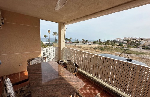 San Juan de los Terreros Apartment | Cozy apartment on the beachfront with sea in Las gaviotas Urbanization.