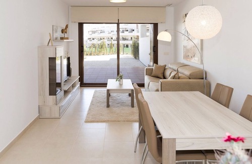 Mar de Pulpi Apartment | Cozy one bedroom, one bathroom garden apartment