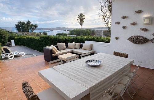 Punta Grossa Ski Chalet | Duplex Laura in Punta Grossa with Sea View, Shared Pool, Private Terrace and Garden