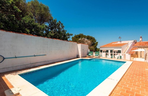 Cala en Porter Apartment | El Escape - Terrace and swimming pool - Menorca