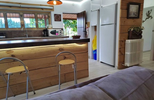 Los Angeles de San Rafael Ski Chalet | El Rincón de Gaia ✨🌸🌱n8 personas, piscina, barbacoa, jardín privado