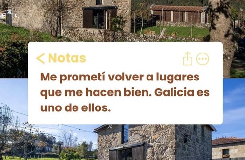 Cerdedo House | Encantadora Villa de Piedra con Jardín y Chimenea