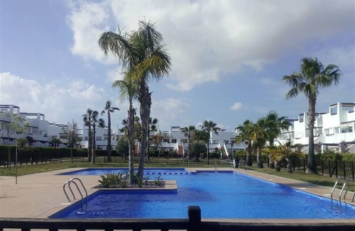 Alhama de Murcia Apartment | Holiday Apartment "Beautiful three bed on Condado" with Pool, Garden & Terrace