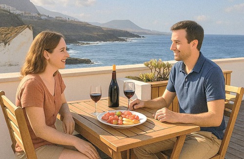 Garachico Apartment | Exclusive holiday apartment "Suite Azul" in Villa Arte in Garachicos center