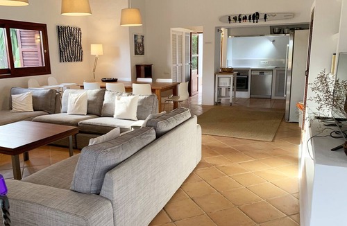 Sant Francesc Xavier House | Fantastic house 350 m from Migjorn beach, with access to shared pool.