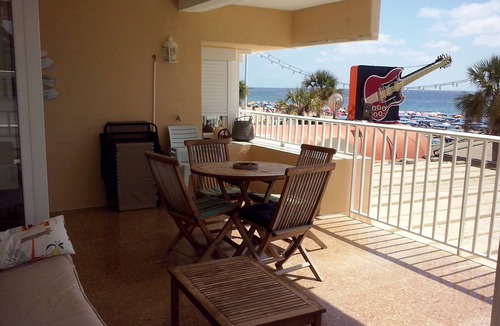 Benidorm Centro Condo | Flat in Benidorm Renovated Frontline with Terrace
