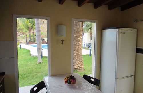 Tazacorte Apartment | Garden studio with pool and sea view