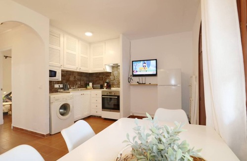 Son Bou Apartment | Ground-Floor Apartment in Son Bou with pool