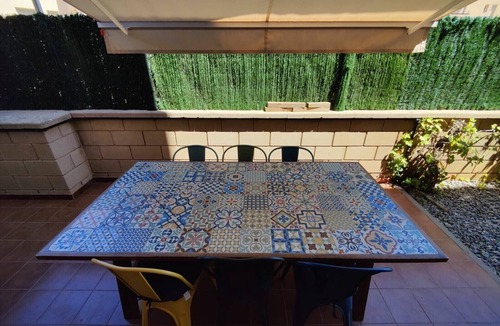 Els Griells Apartment | Ground floor with large terrace next to the beach