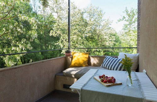 Sant Marti Vell Apartment | Holiday Apartment "La Pallissa - Can Bonet" with Mountain View, Shared Pool & Wi-Fi