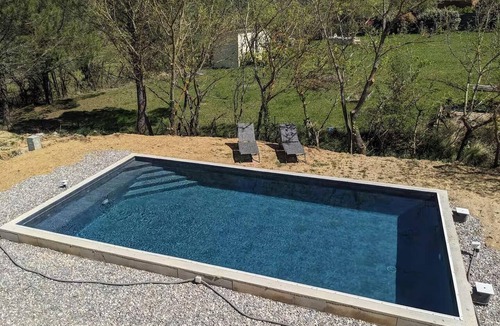Rouffiac-des-Corbieres House | Houses with swimming pool - View of Peyrepertuse castle (Pays Cathare)