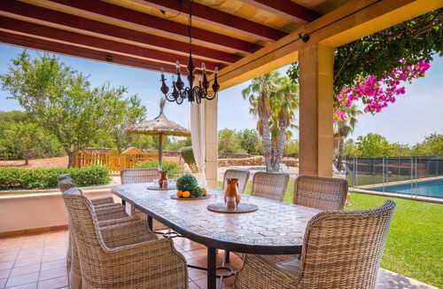 Santanyi House | Ideal holiday finca for families with children, fenced pool and playground