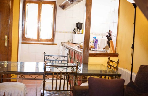 Horcajuelo de la Sierra Ski Chalet | In the house the Corco you can enjoy a terrace with barbecue and front yard