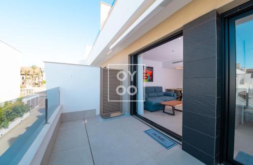 San Pedro del Pinatar Apartment | La Llana penthouse oasis with rooftop kitchen and pool - by OYOOSTAYS