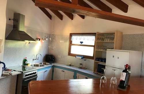 Formentera House | LAST MINUTE house with garden, wonderful sea view over the coast and free WLAN