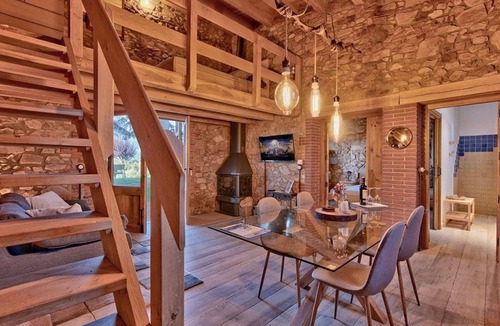 Arbucies Apartment | Les Espelmes - Habitación con Vistas y Jardín Dentro de Masía Rural