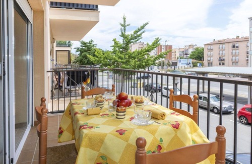 Sant Antoni de Calonge Apartment | Lovely apartment for 6 people with WIFI, pool, TV and terrace
