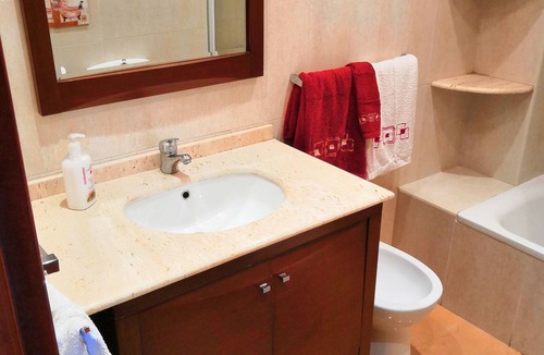 Gama Condo | Lovely ground floor with garden and terrace in urbanizac with pool
